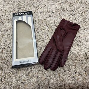 Actiontone womens stretch driving gloves vintage one size new in box